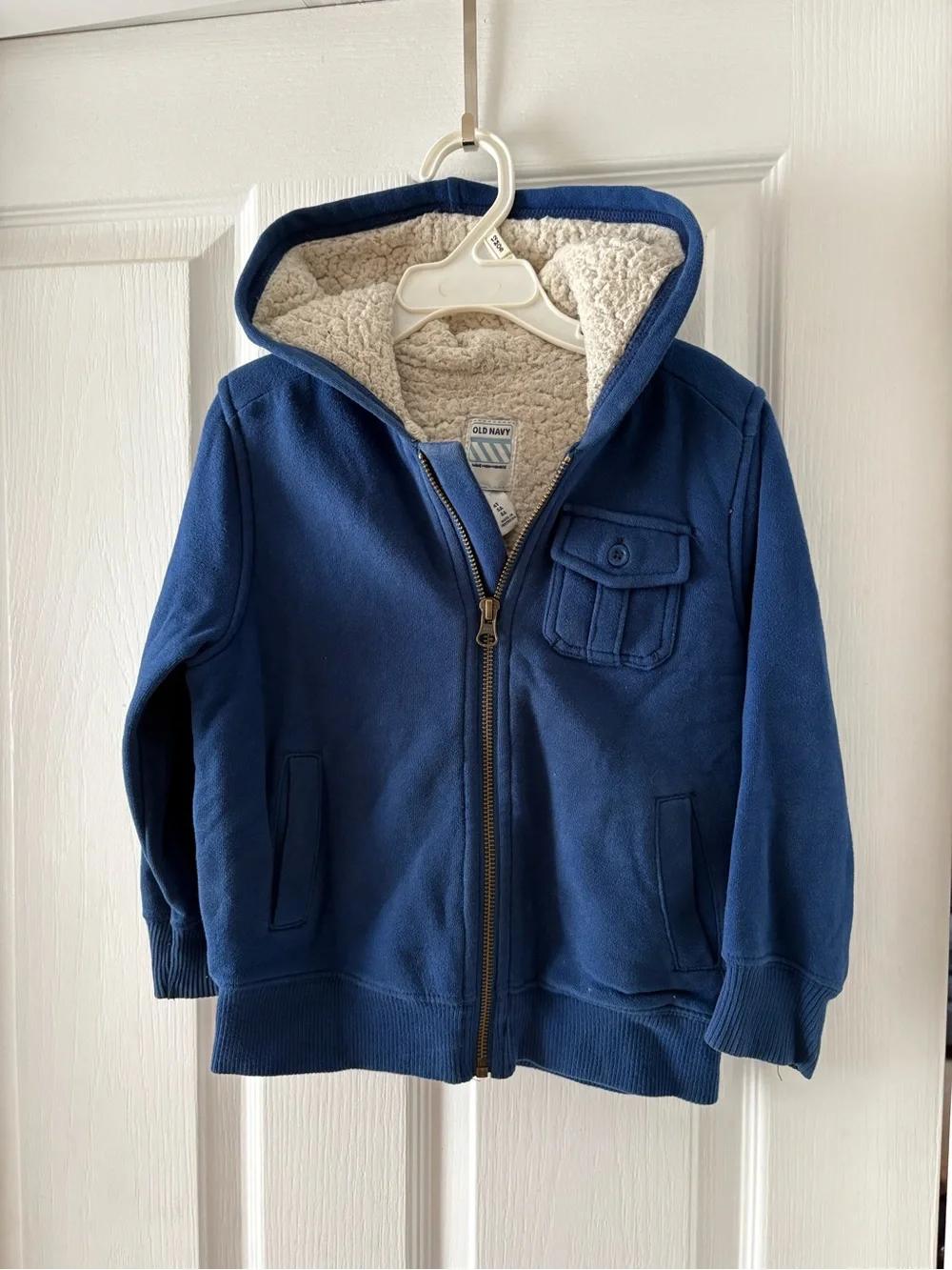 Old Navy Sherpa lined jacket for toddlers, size 4T